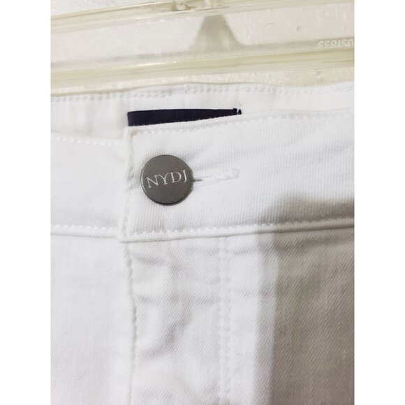 NYDJ white, plus size, barbara bootcut with liftxtuck technology jeans, size 20W - Picture 2 of 7